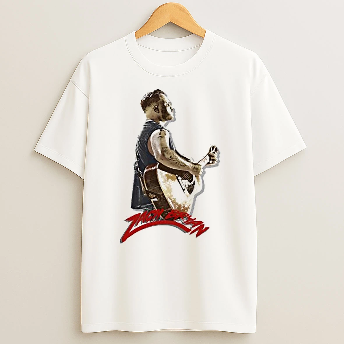 Zach Bryan Silhouette Zach Playing The Guitar T Shirt