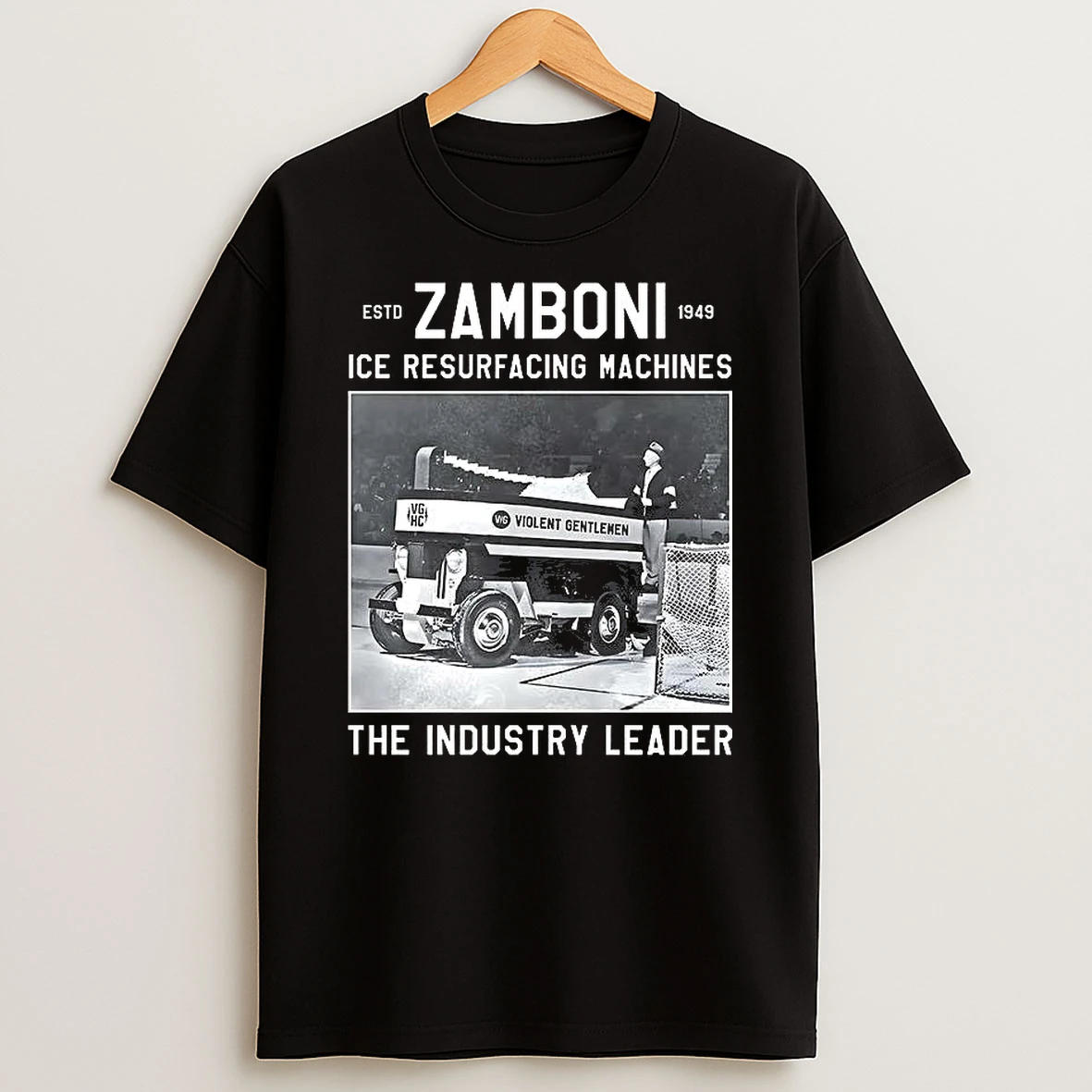 Zamboni Est 1949 Ice Resurfacing Machines The Industry Leader T Shirt