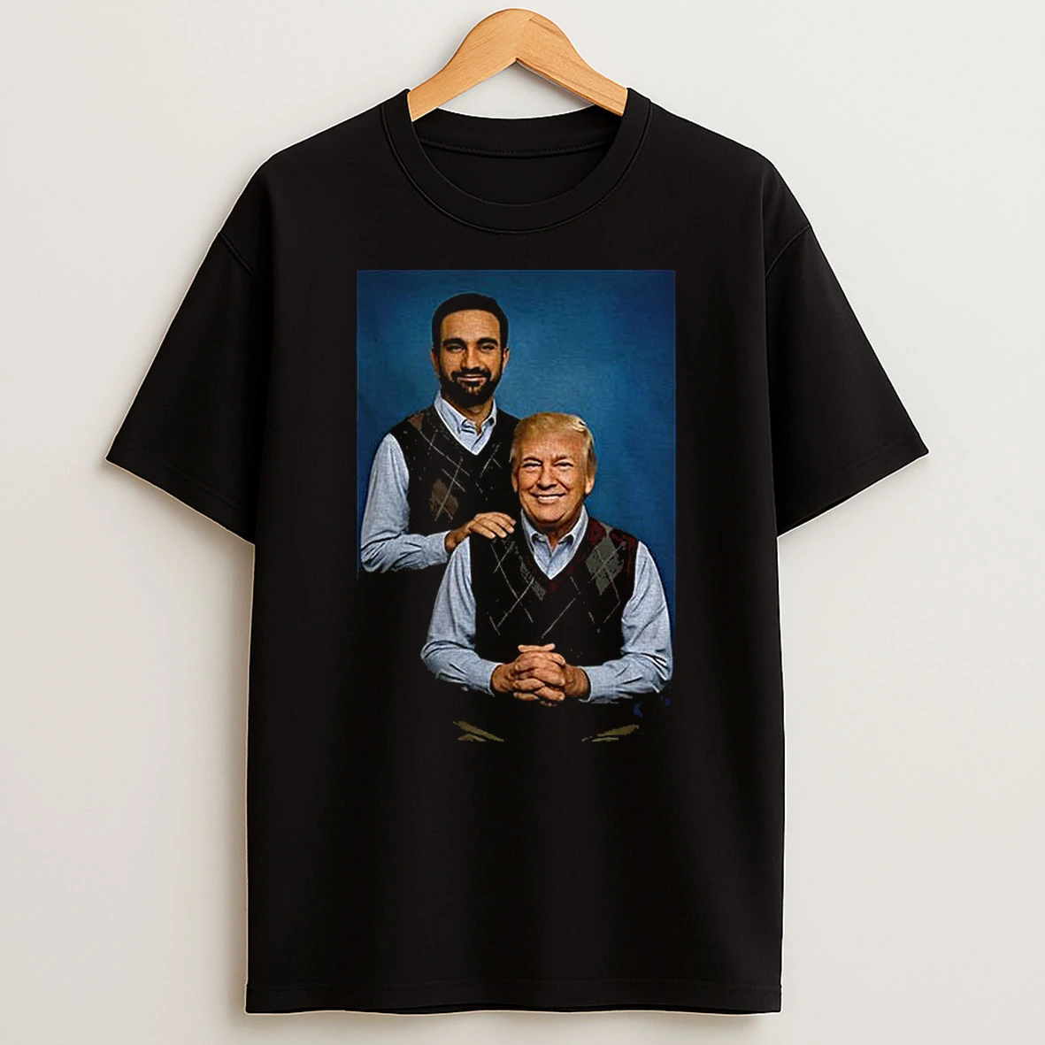 Zohran Mamdani And Donald Trump Step Brothers Parody Vintage T Shirt