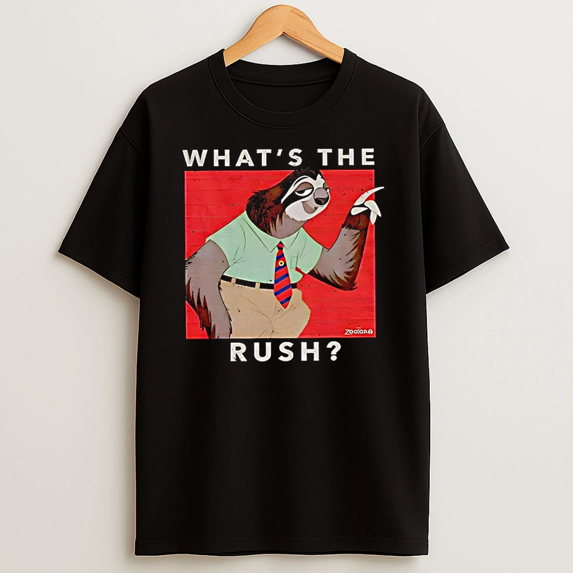 Zootopia Funny Disney Flash Whats The Rush T Shirt