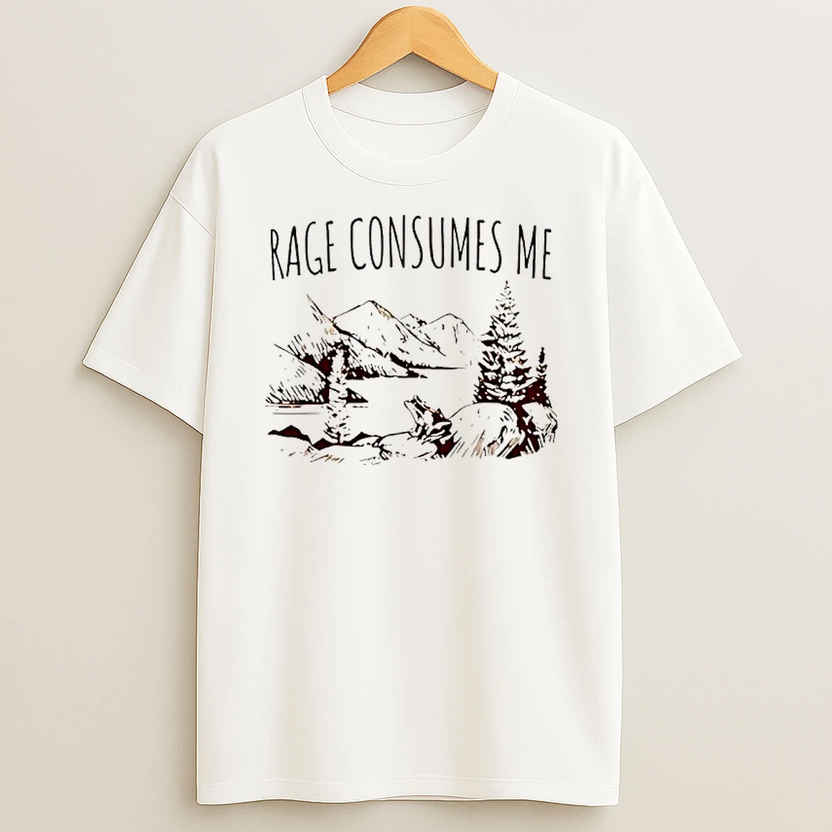 Age Consumes Me Frog Graphic T Shirt