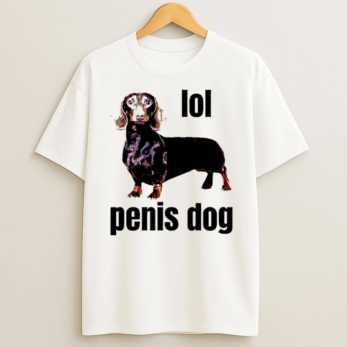 Dachshund Lol Penis Dog T Shirt