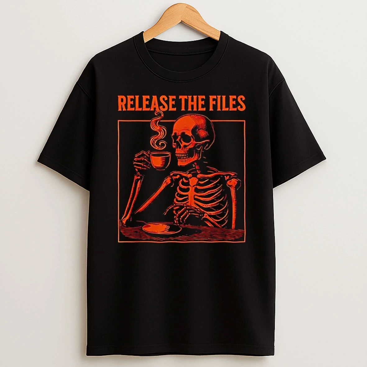 Keleton Coffee Release The Files Graphic T Shirt