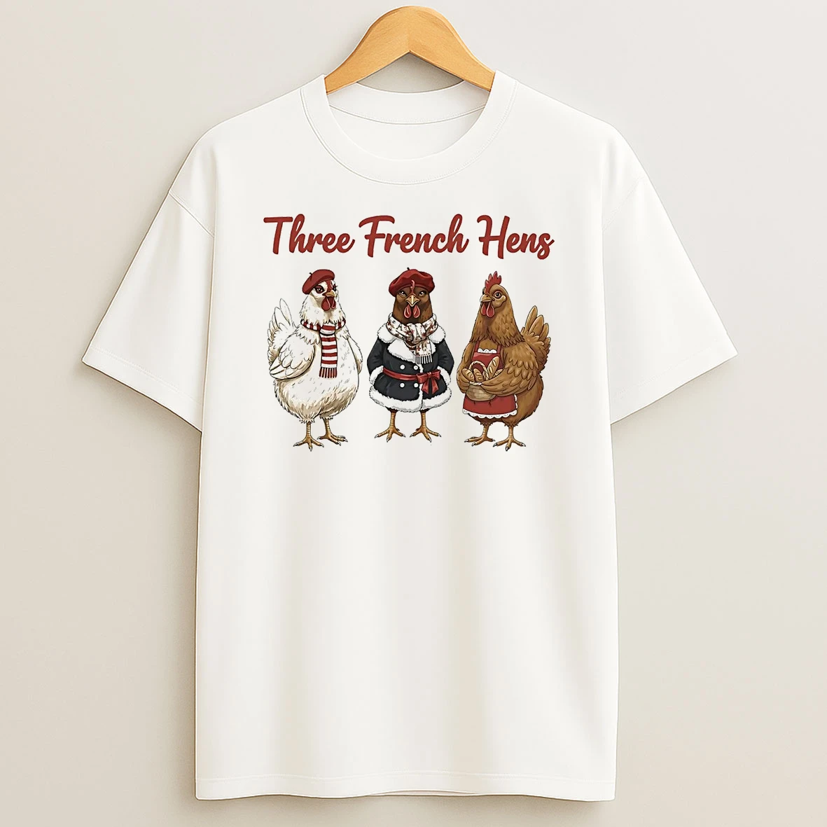 Three French Hens T Shirt