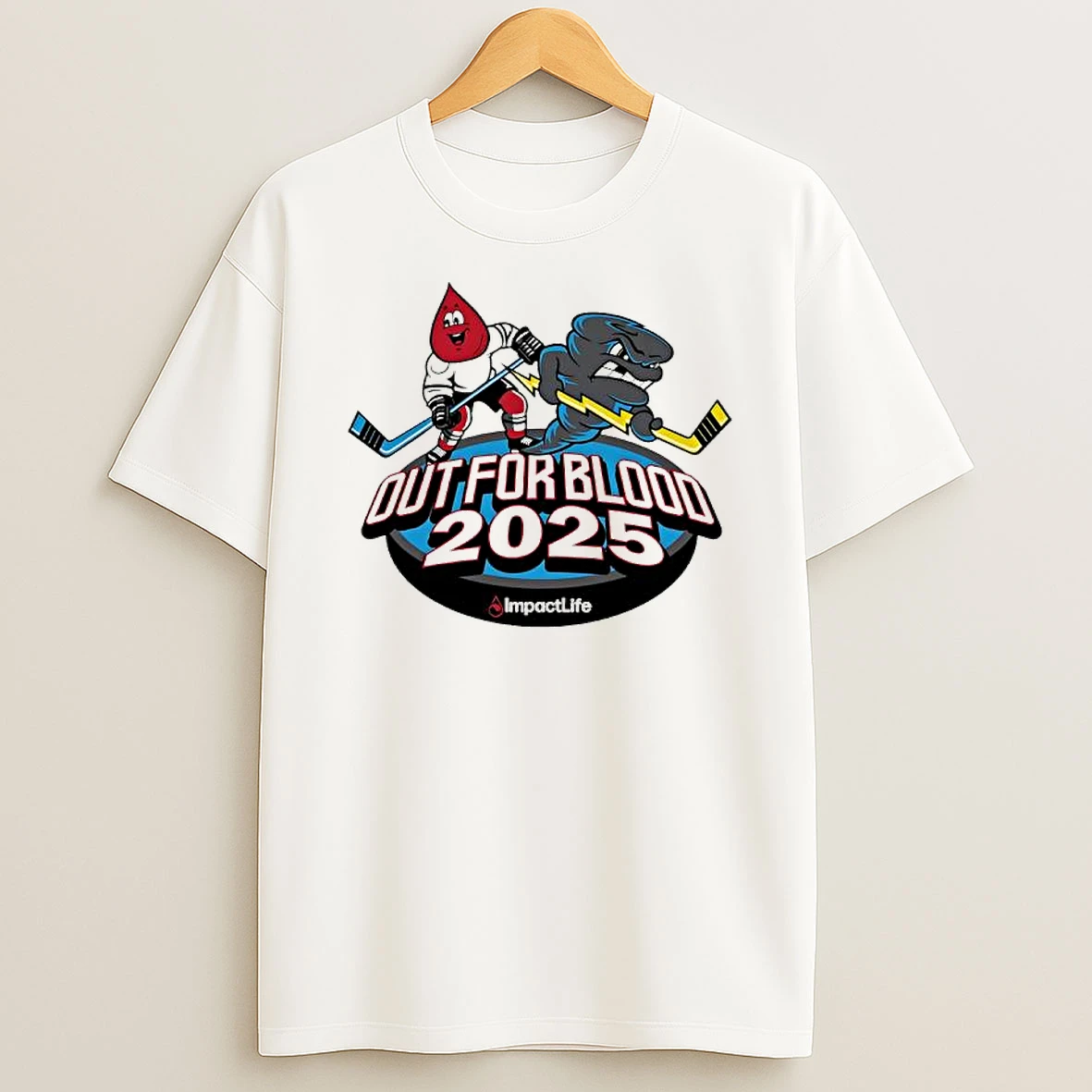 Vflippa Clickoneshirt 20251222_133350 42_out For Blood 2025 Logo Mascot T Shirt