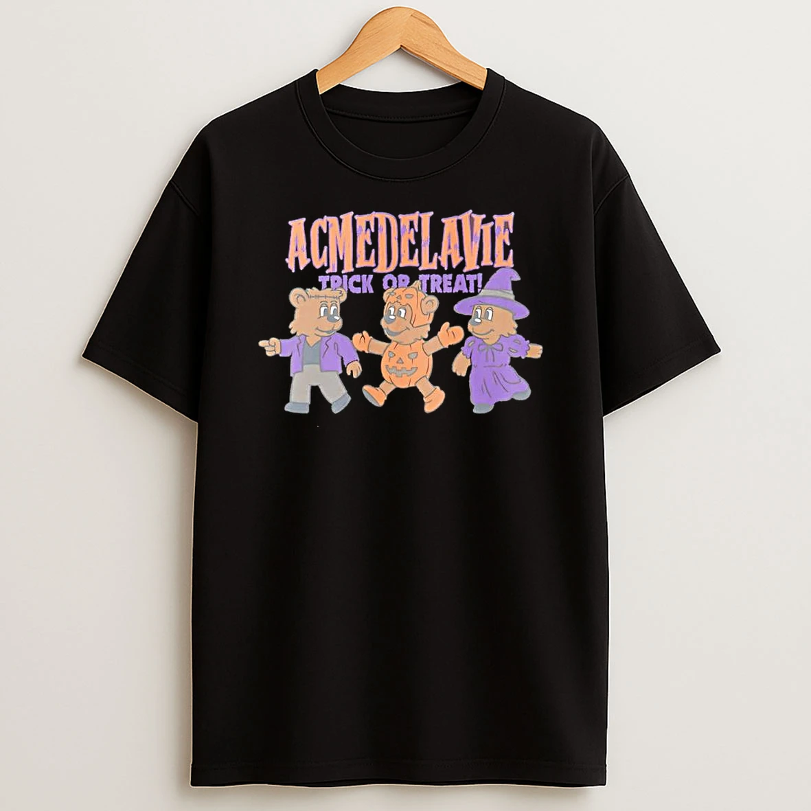 Vflippa Clickoneshirt 20251223_095040 49_ac Bear Friends Halloween Trick Or Treat T Shirt