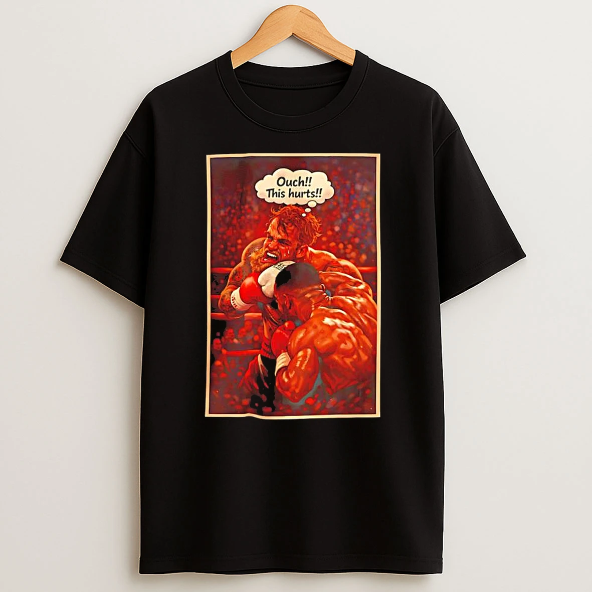 Vflippa Clickoneshirt 20251223_095040 49_anthony Joshua Knocking Out Jake Paul Ouch This Hurts Caroton T Shirt