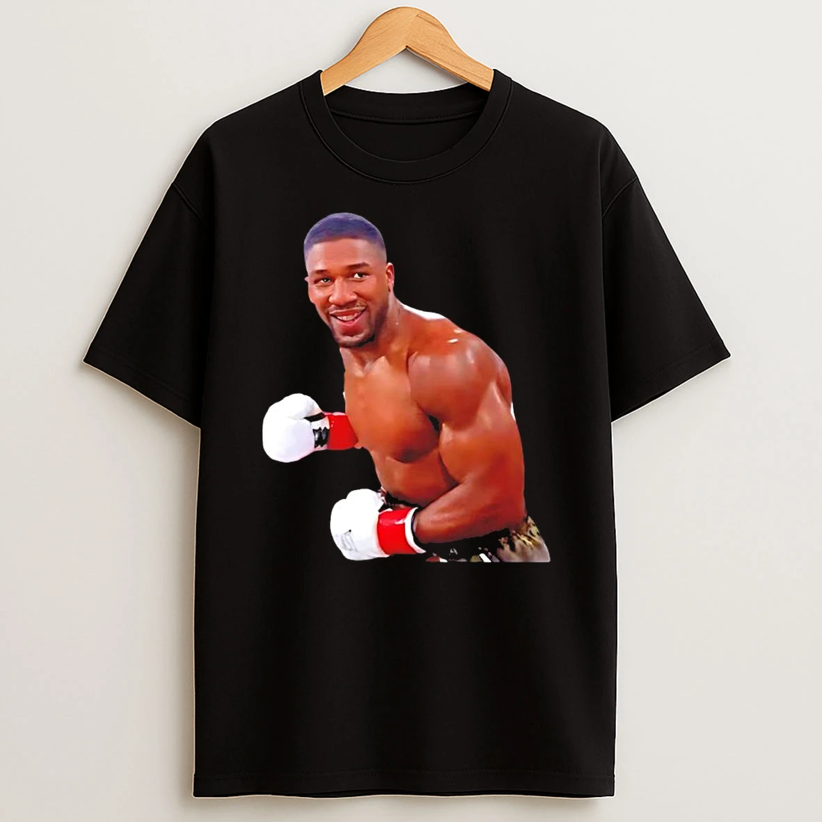 Vflippa Clickoneshirt 20251223_095040 49_anthony Joshua Smiling Before Knocking Out Jake Paul Image T Shirt