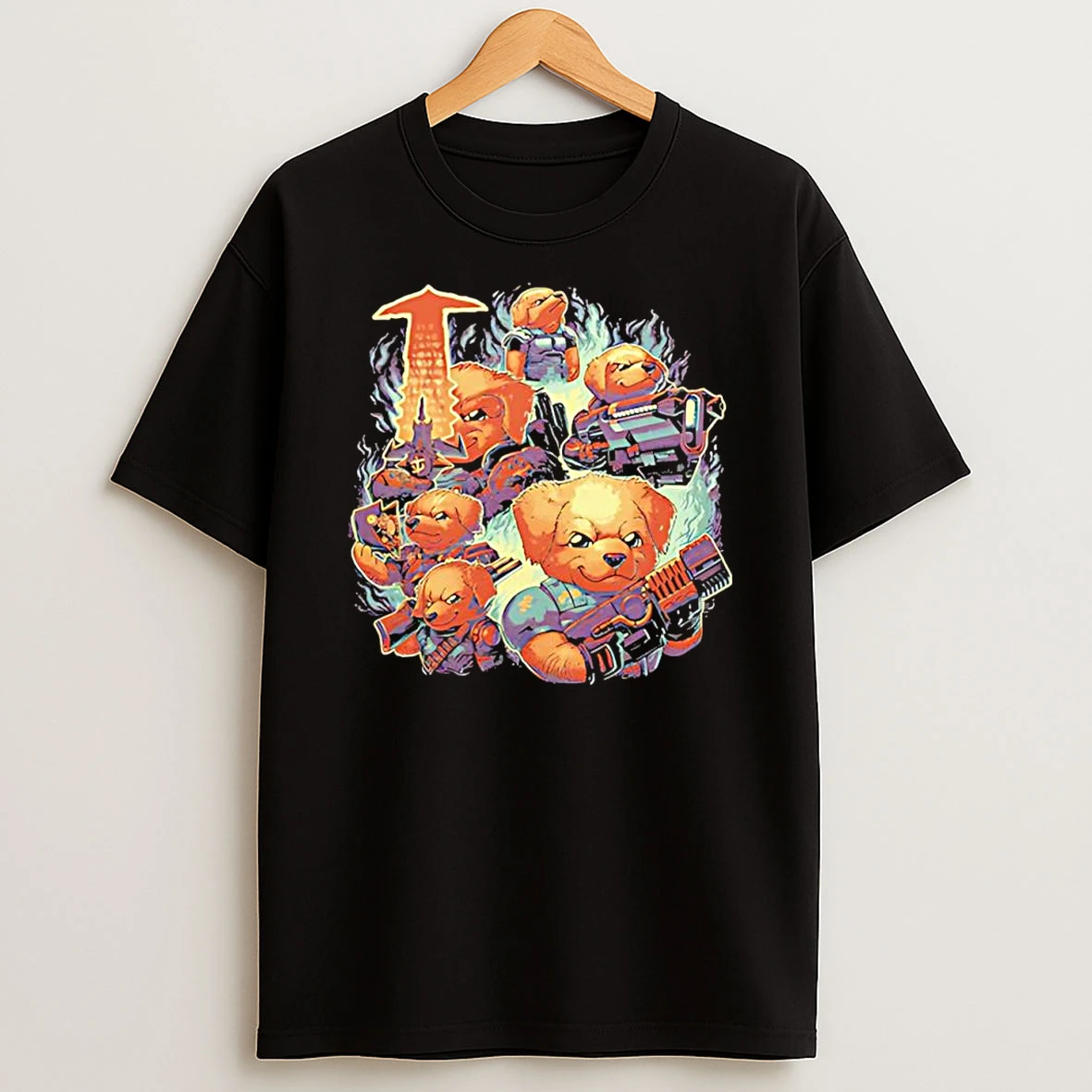 Vflippa Clickoneshirt 20251223_095040 49_dallas Pets Alive A Litter Of Slayers Video Game T Shirt