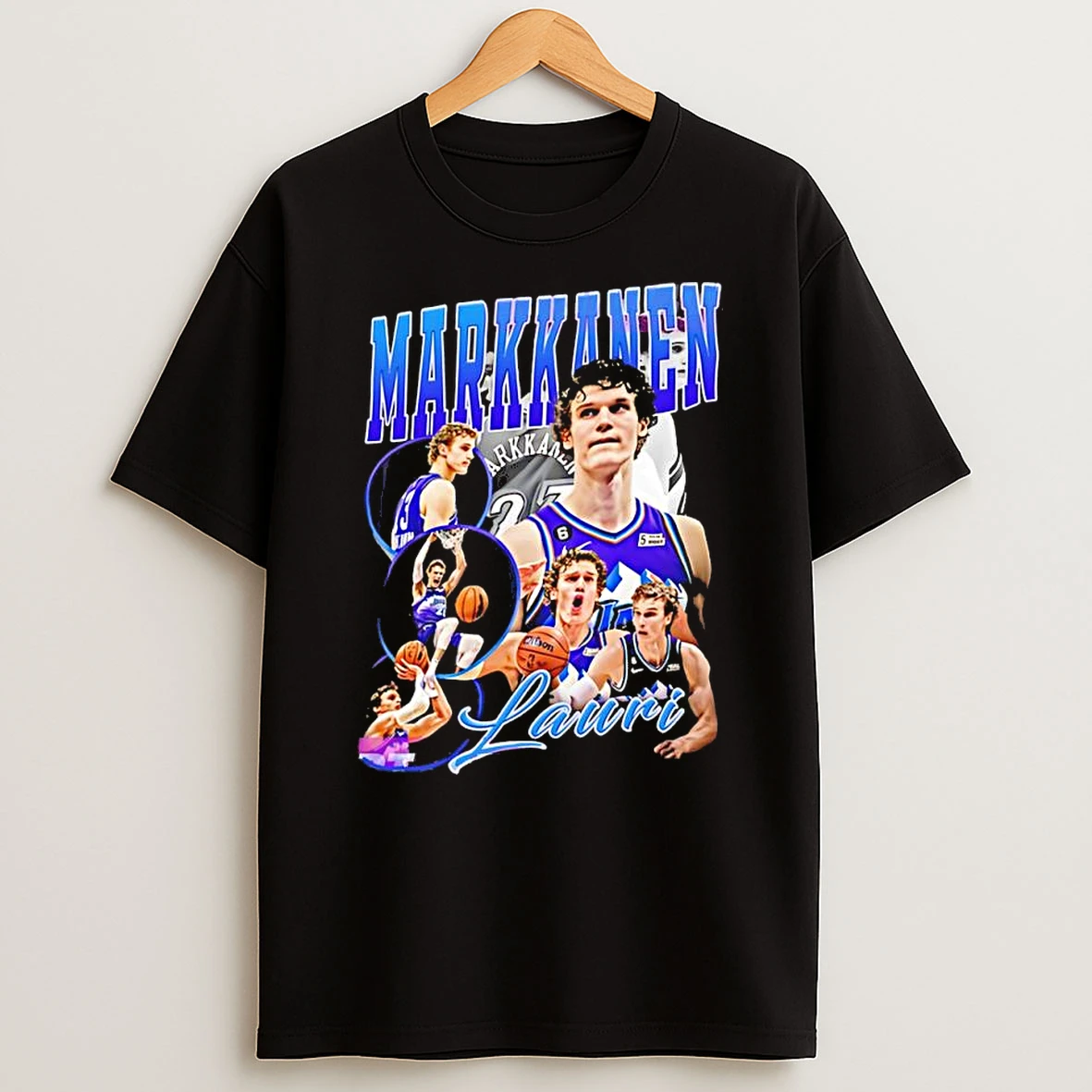 Vflippa Clickoneshirt 20251223_095040 49_lauri Markkanen Utah Jazz Basketball Player Mvp Slam Dunk T Shirt