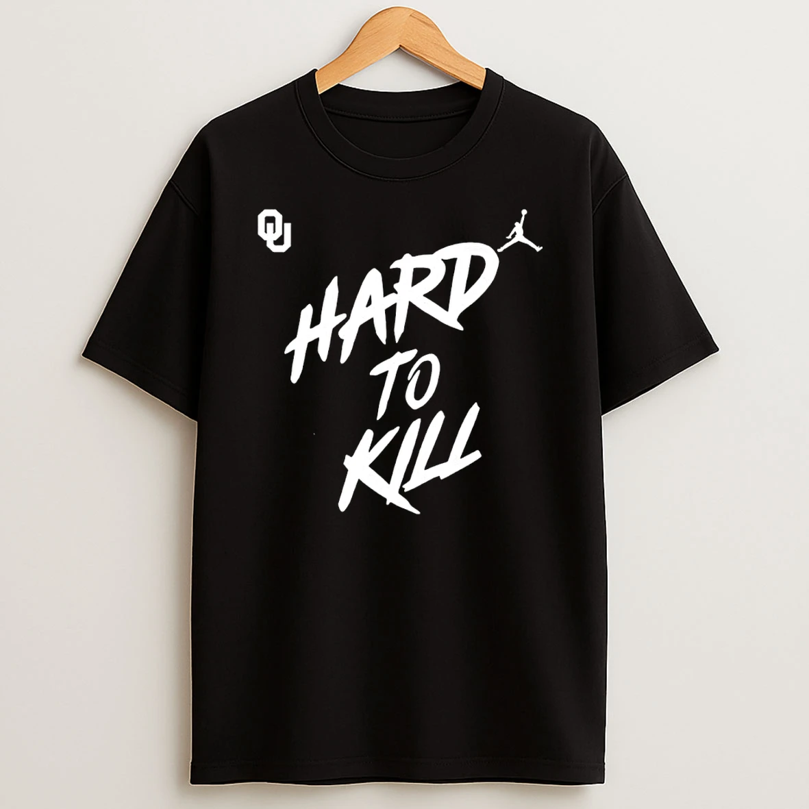Vflippa Clickoneshirt 20251223_095040 49_oklahoma Sooners Football Hard To Kill Letter Logo T Shirt