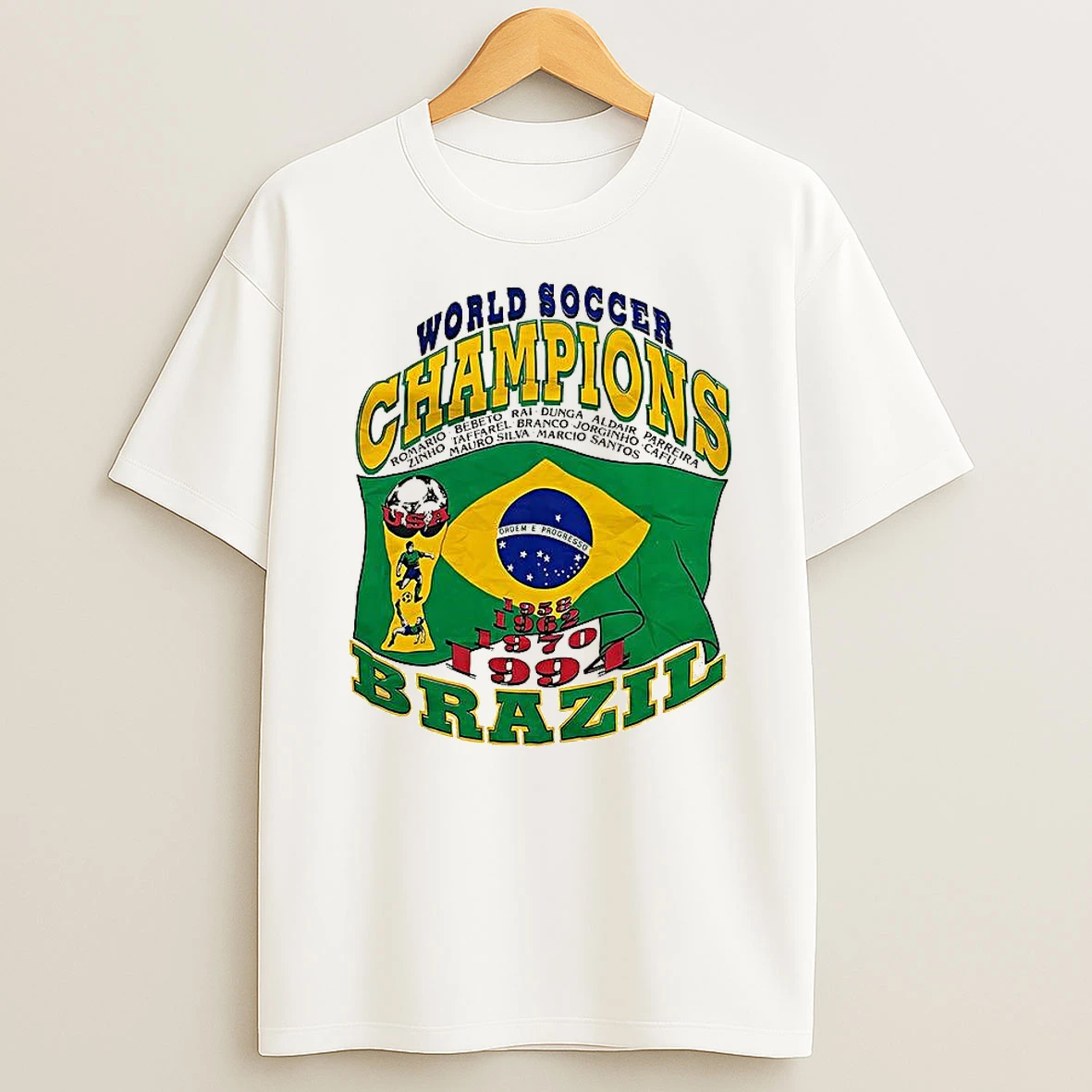 Vflippa Clickoneshirt 20251224_091254 152_brazil World Soccer Champions 1994 Vintage T Shirt