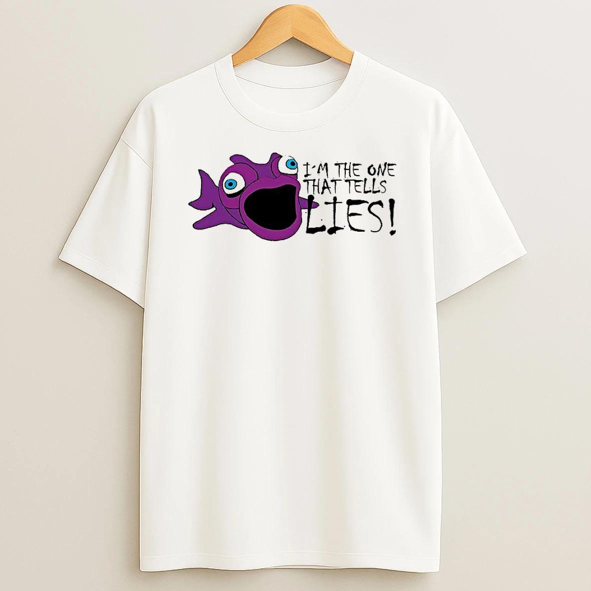 Vflippa Clickoneshirt 20251224_091254 152_fish Im The One That Tells Lies T Shirt