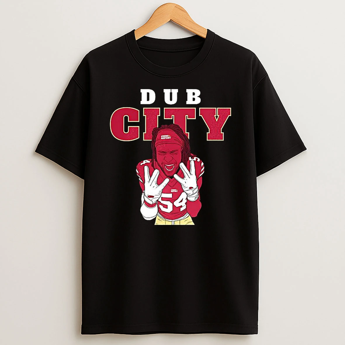 Vflippa Clickoneshirt 20251224_091254 152_fred Warner San Francisco 49ers Dub City T Shirt