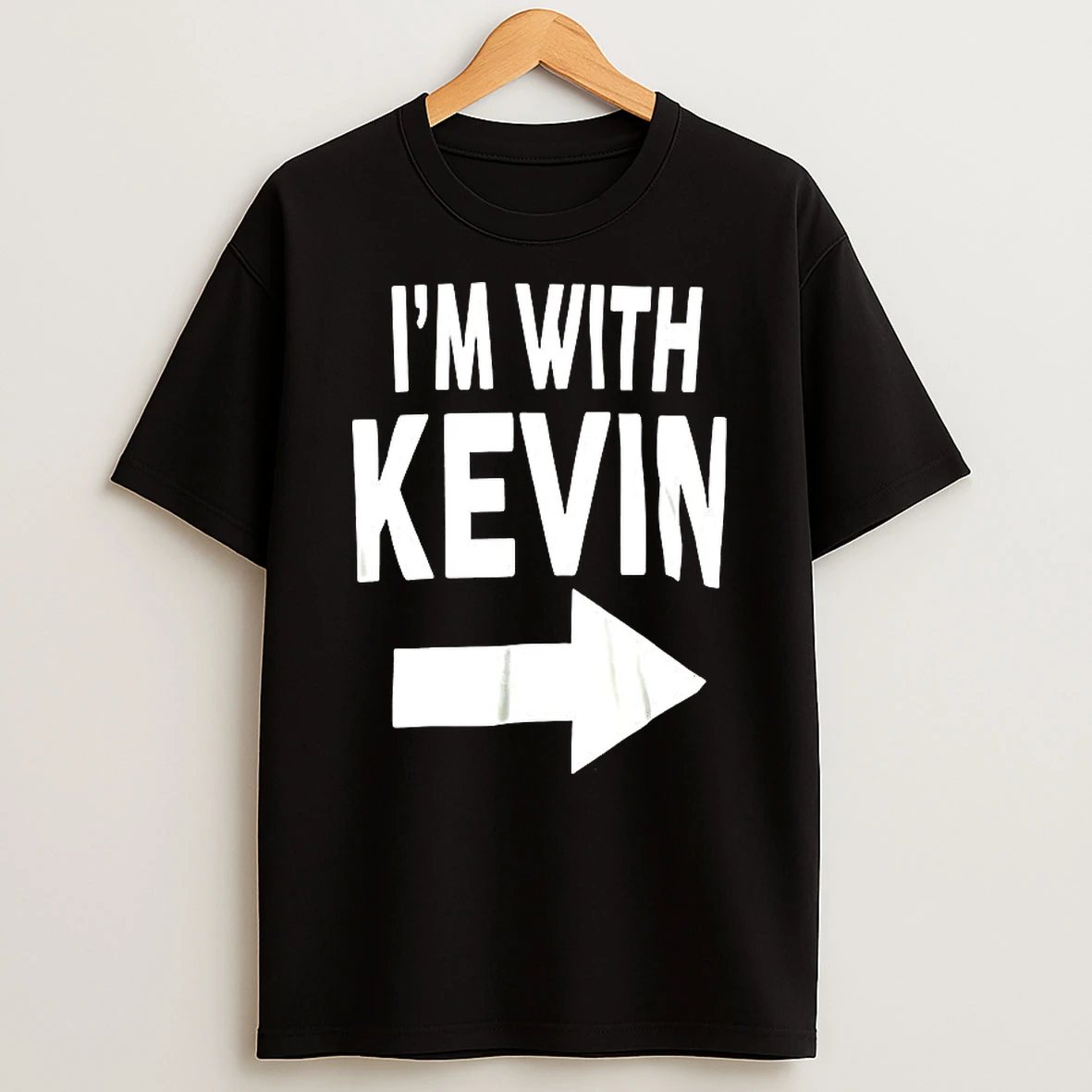 Vflippa Clickoneshirt 20251224_091254 152_im With Kevin Arrow Indicating Direction T Shirt