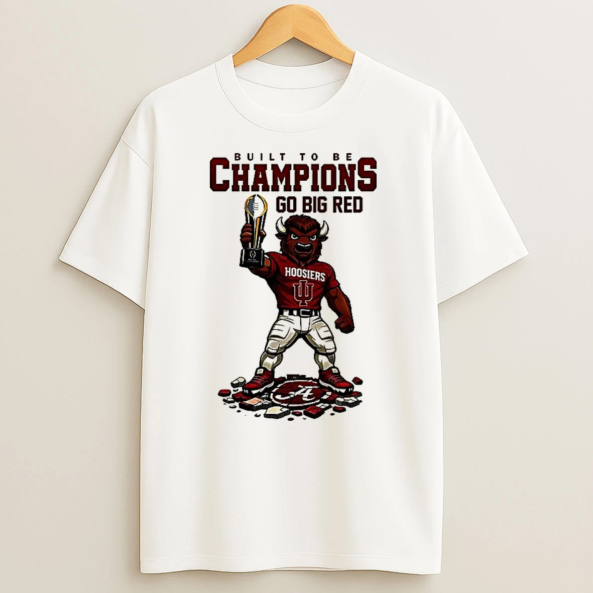 Vflippa Clickoneshirt 20251224_091254 152_indiana Hoosiers Cfp 2025 2026 Built To Be Champions Go Big Red Mascot T Shirt