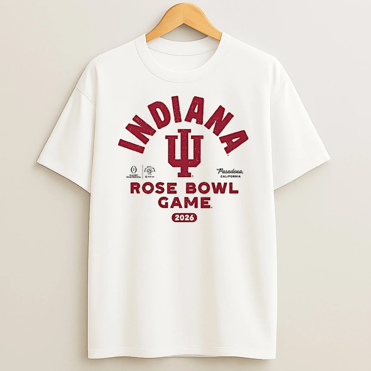 Vflippa Clickoneshirt 20251224_091254 152_indiana Hoosiers Football Playoff 2026 Rose Bowl Game Bound Logo T Shirt