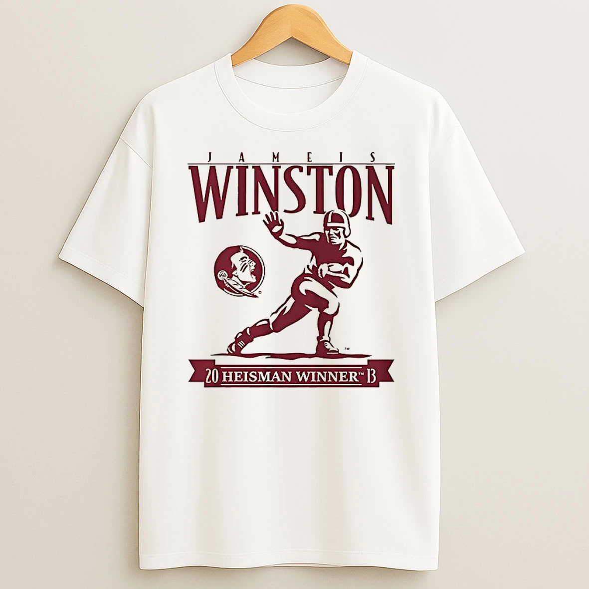 Vflippa Clickoneshirt 20251224_091254 152_jameis Winston Florida State Seminoles Football Heisman Winner Trophy T Shirt
