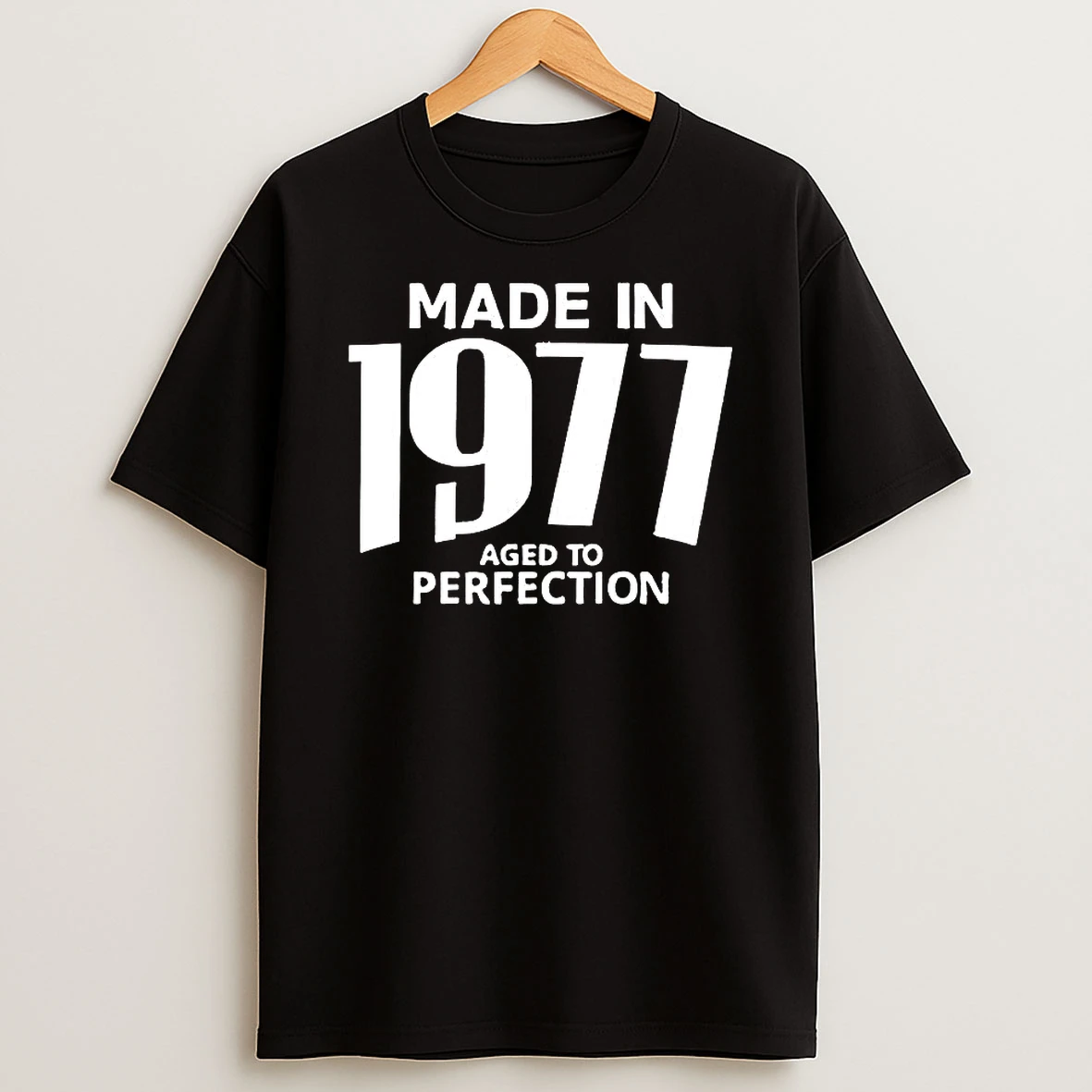Vflippa Clickoneshirt 20251224_091254 152_made In 1977 Aged To Perfection Letter T Shirt