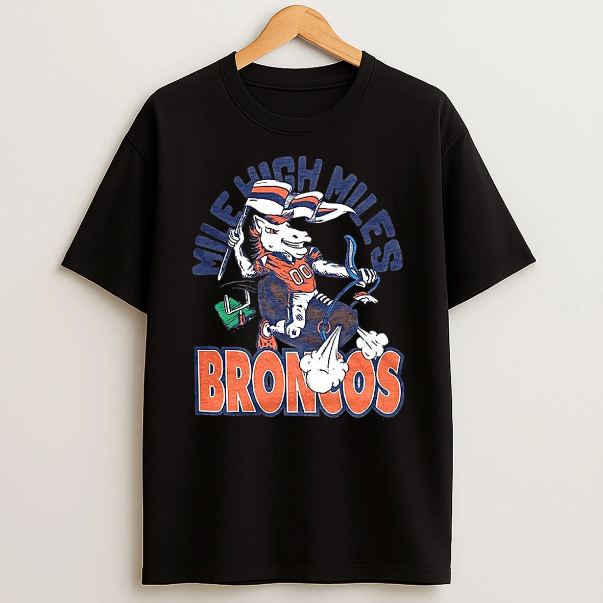Vflippa Clickoneshirt 20251224_091254 152_miles Mile High Miles Mascot Denver Broncos T Shirt