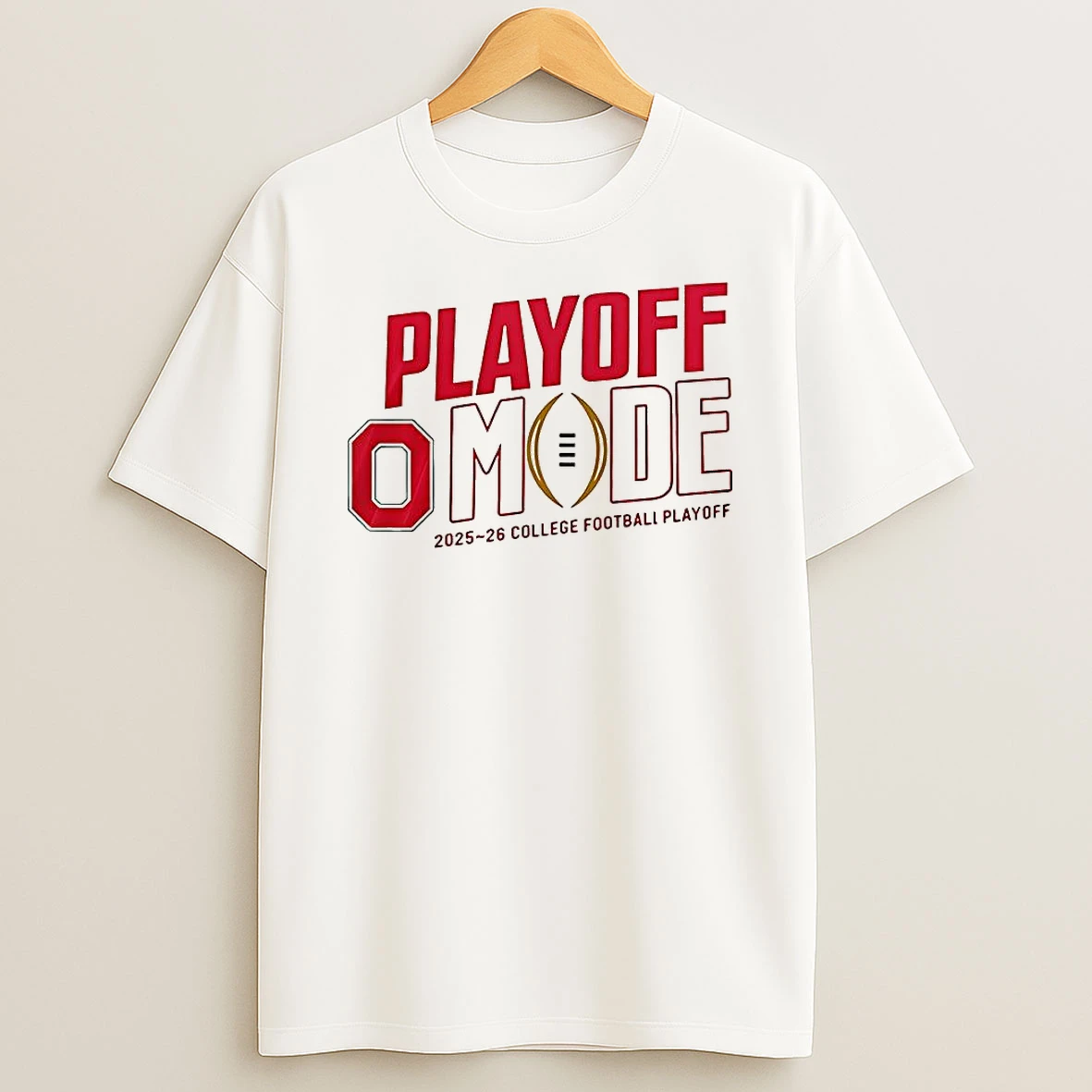 Vflippa Clickoneshirt 20251224_091254 152_ohio State Buckeyes Cfp 2025 2026 Playoff Mode Logo T Shirt