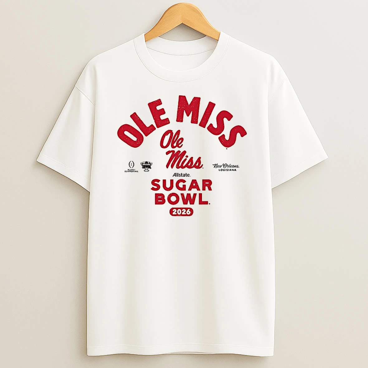 Vflippa Clickoneshirt 20251224_091254 152_ole Miss Rebels Football Playoff 2026 Allstate Sugar Bowl Bound Logo T Shirt