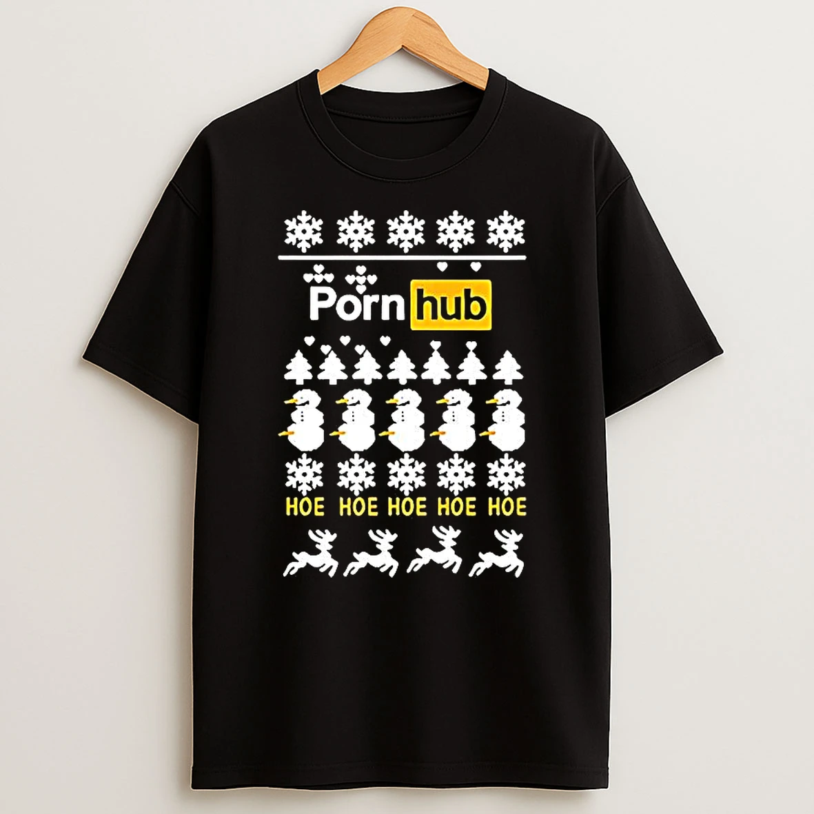 Vflippa Clickoneshirt 20251224_091254 152_porn Logo Hoe Hoe Hoe Ugly Christmas T Shirt