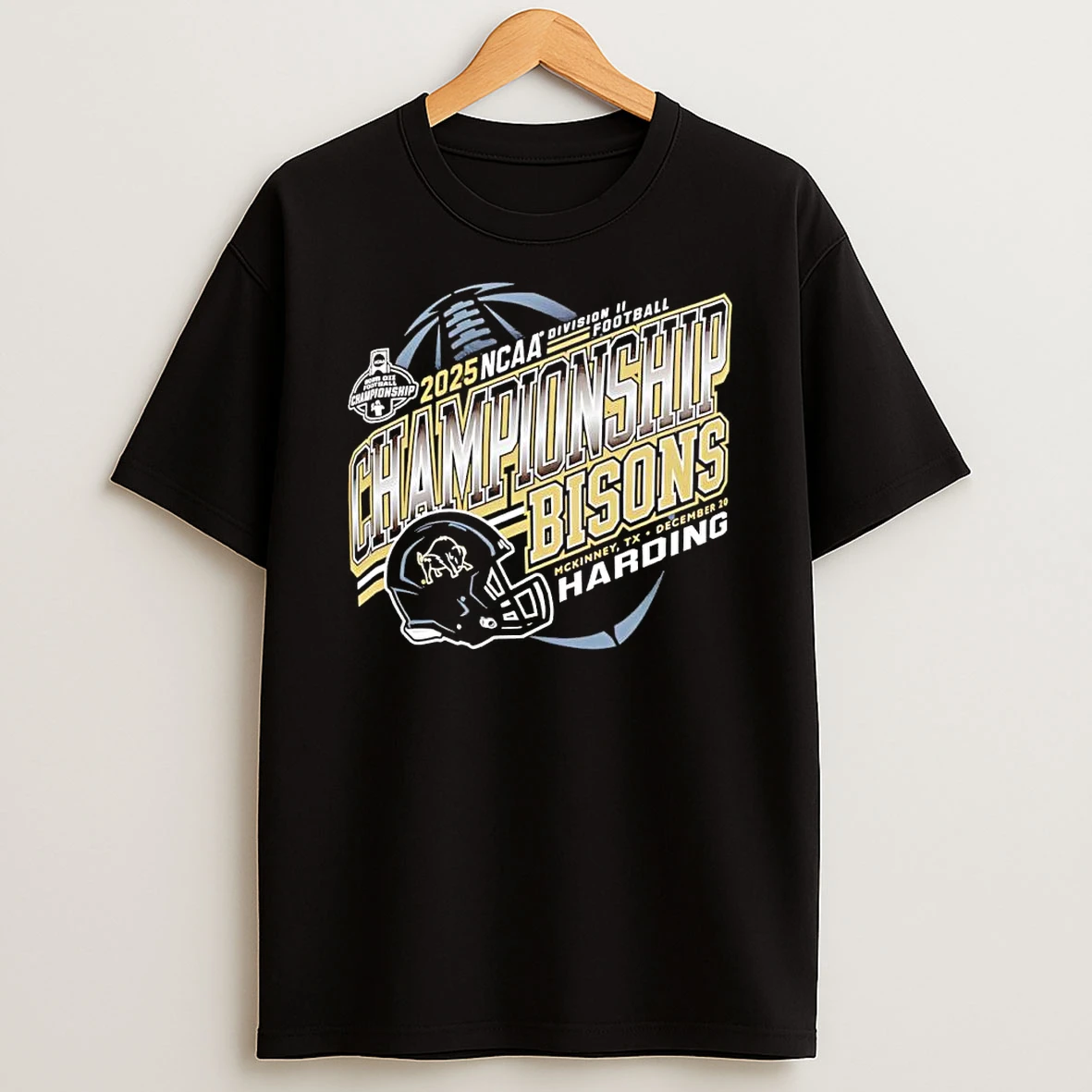 Vflippa Clickoneshirt 20251224_134513 36_harding Bisons 2026 Ncaa Division Ii Football Championship Game T Shirt