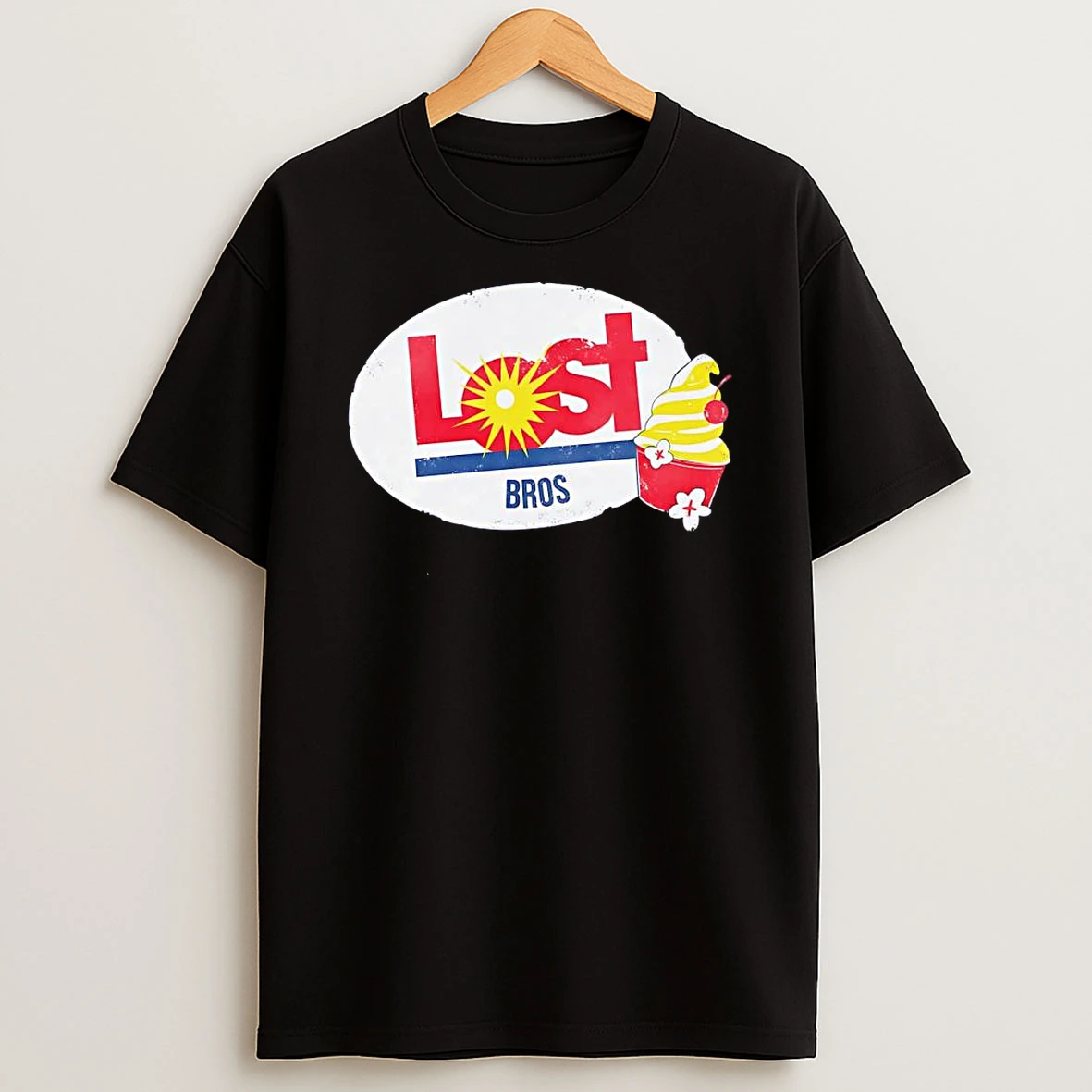 Vflippa Clickoneshirt 20251224_134513 36_lost Bros Pineapple Swirl Swirl Cream Logo T Shirt