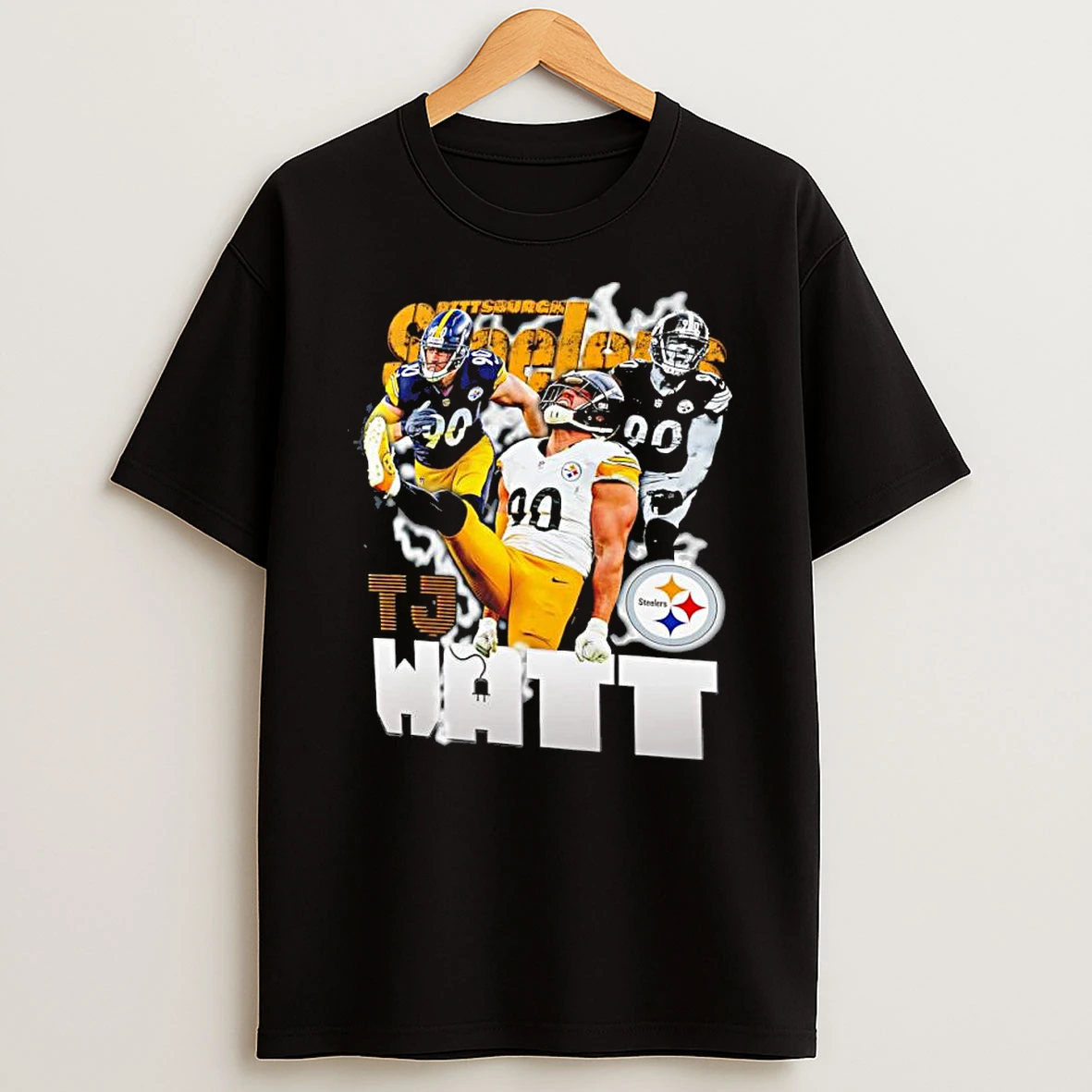 Vflippa Clickoneshirt 20251224_134513 36_pittsburgh Steelers T J Watt Notorious Graphics T Shirt