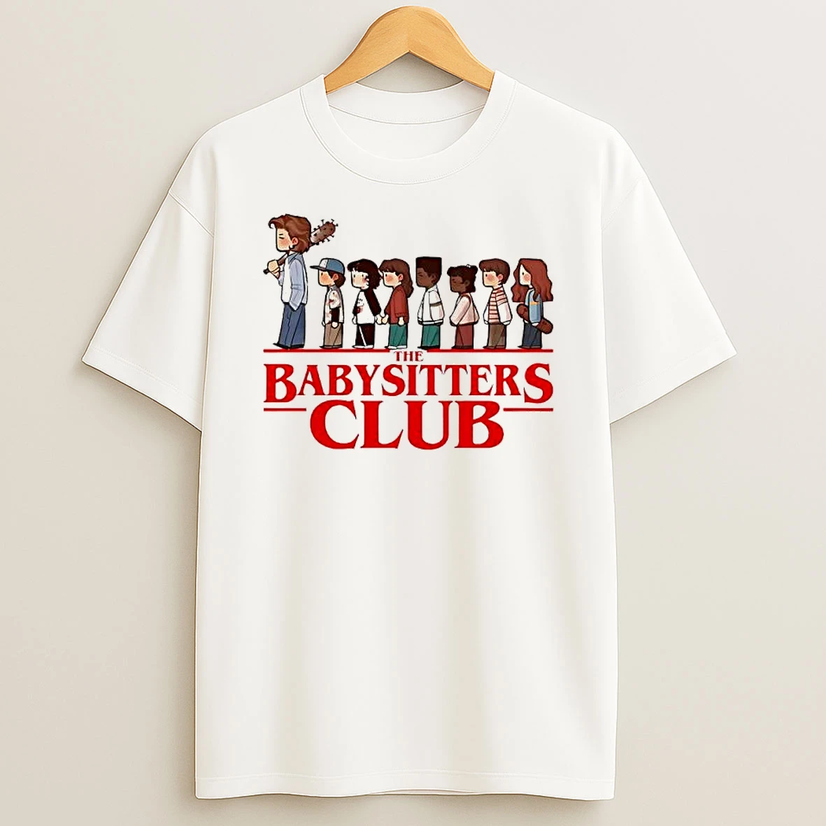 Vflippa Clickoneshirt 20251224_141228 15_the Baby Sitters Club Stranger Things Cartoon T Shirt