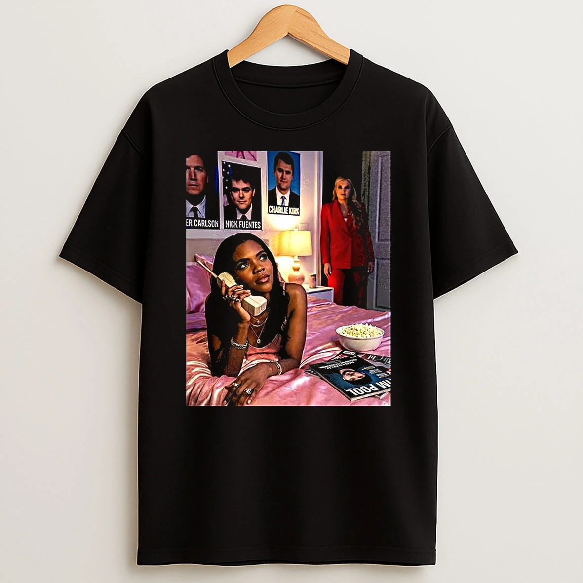 Vflippa Clickoneshirt 20251225_095059 138_candace Owens And Erika Frantzve Caricature T Shirt
