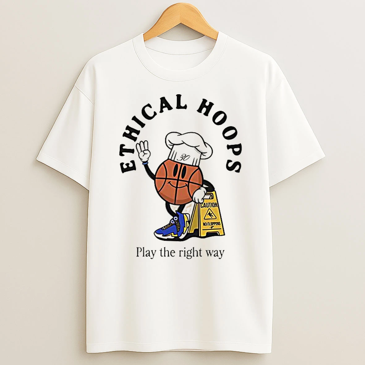 Vflippa Clickoneshirt 20251225_095059 138_ethical Hoops Play The Right Way Slogan Ball T Shirt
