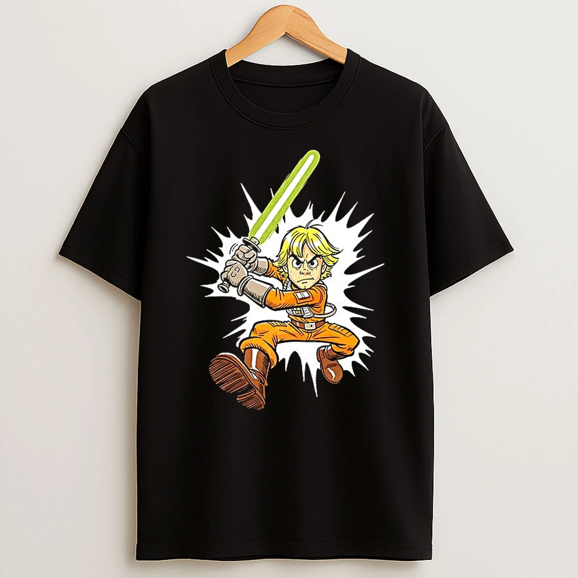 Vflippa Clickoneshirt 20251225_095059 138_luke Skywalker Star Wars Space Ace T Shirt