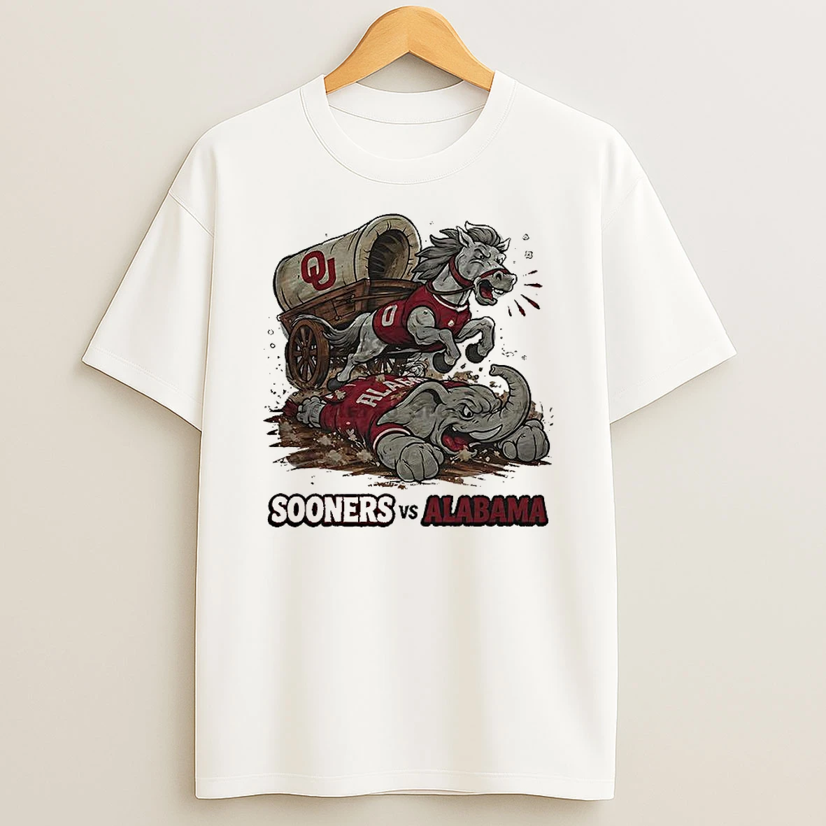 Vflippa Clickoneshirt 20251225_095059 138_oklahoma Sooners Vs Alabama Crimson Tide Ncaa Cfp 2025 Artwork Mascot Fight Retro T Shirt