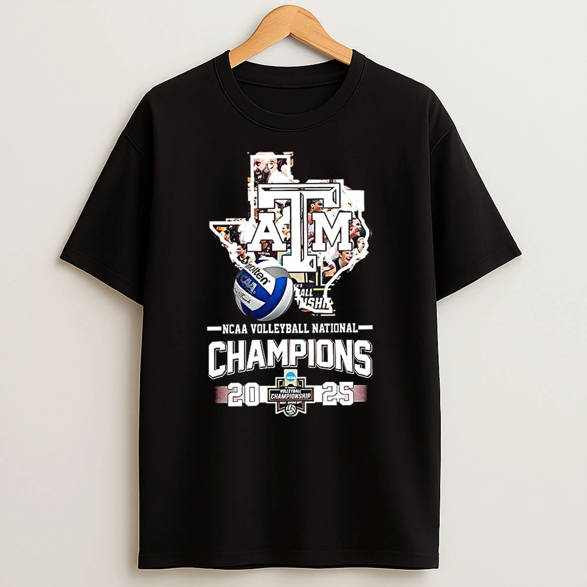 Vflippa Clickoneshirt 20251225_095059 138_texas Am Aggies Ncaa Volleyball National Champions 2025 T Shirt