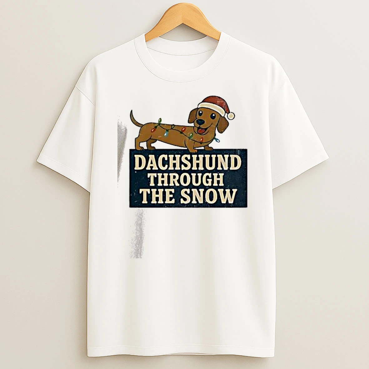 Vflippa Dalatshirt 20251209_113452 71_dachshund Through The Snow Christmas T Shirt