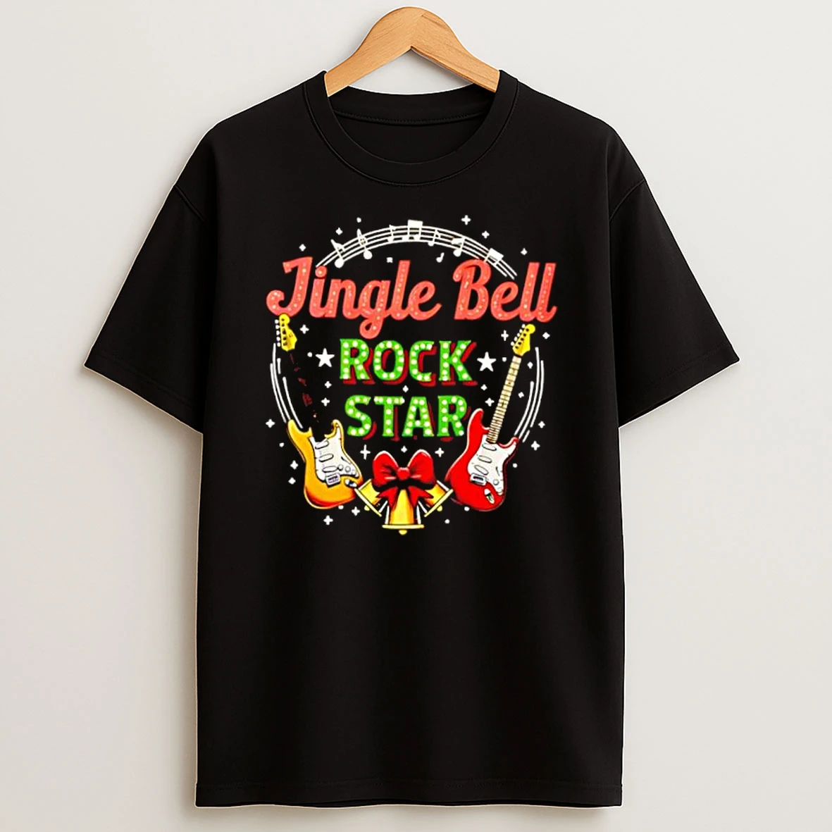 Vflippa Dalatshirt 20251209_113452 71_jingle Bell Rock Star Christmas Music T Shirt