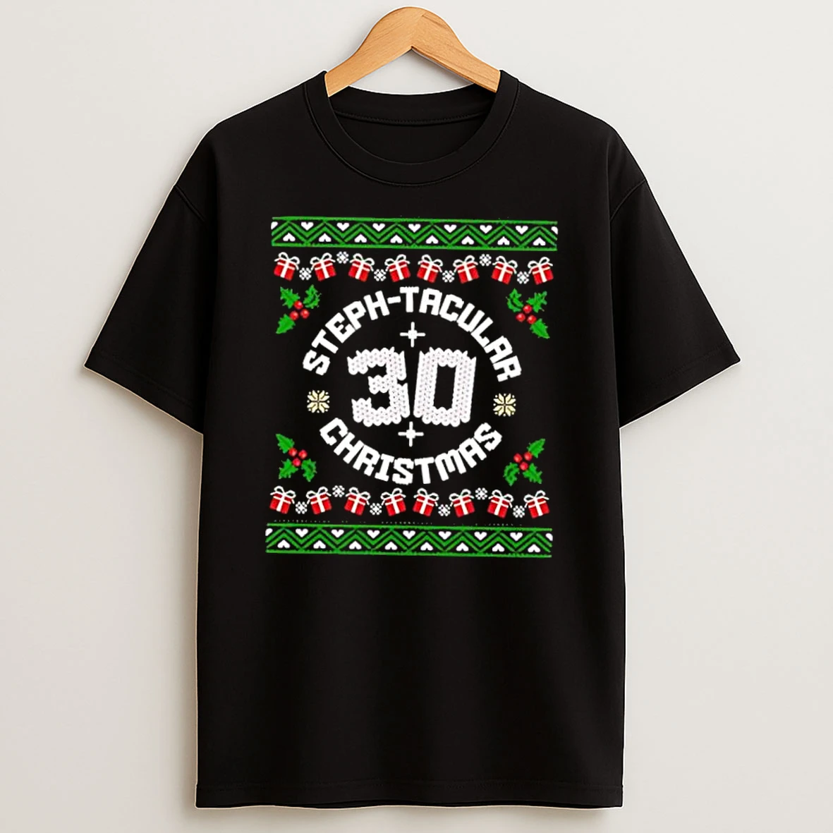 Vflippa Dalatshirt 20251209_113452 71_steph Curry 30 Christmas Ugly Christmas T Shirt
