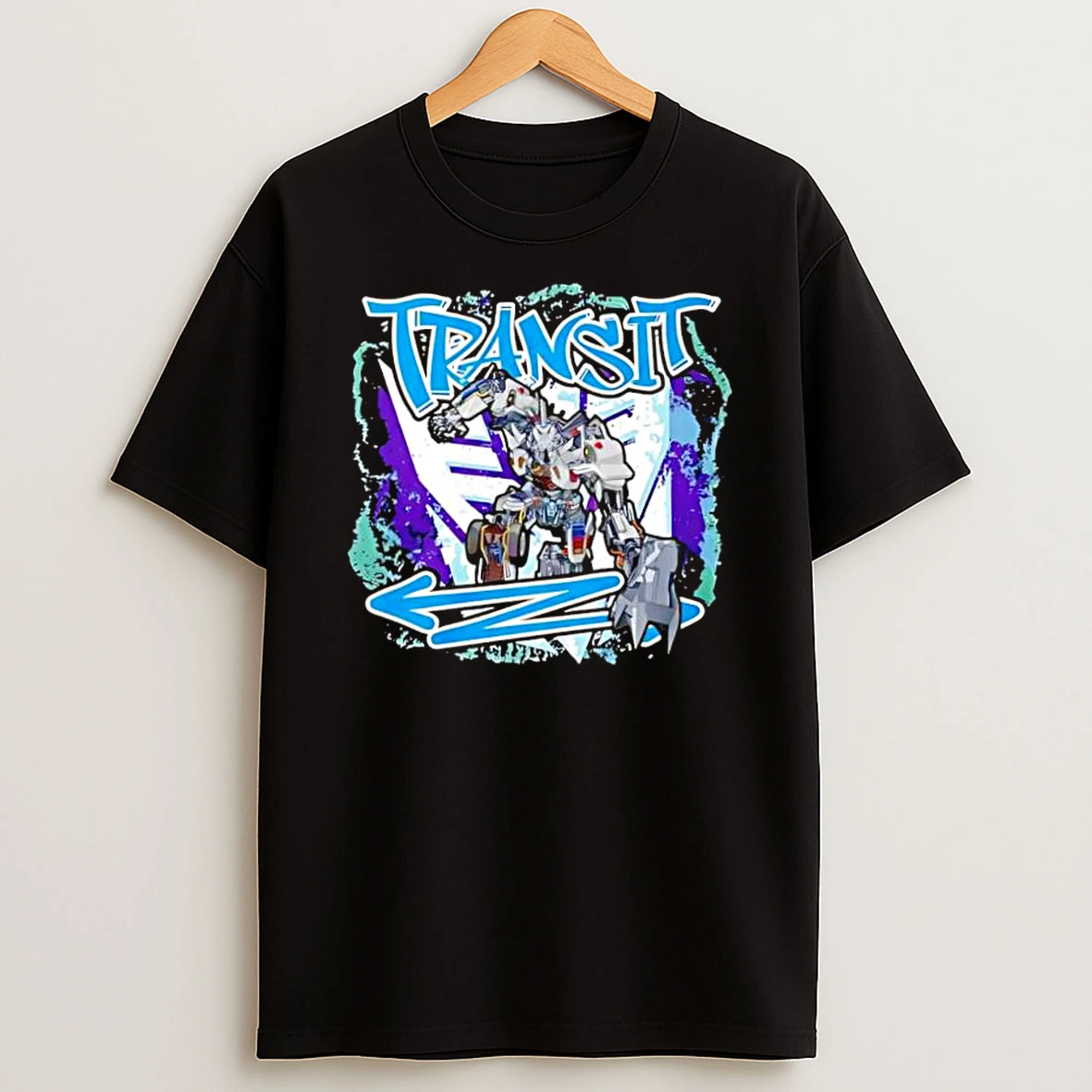 Vflippa Dalatshirt 20251209_113452 71_transit Transformers Robot Graphic T Shirt