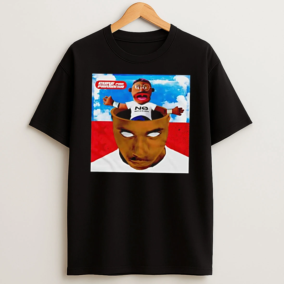 Vflippa Dalatshirt 20251209_115549 16_cure For Paranoia No Brainer Picture T Shirt