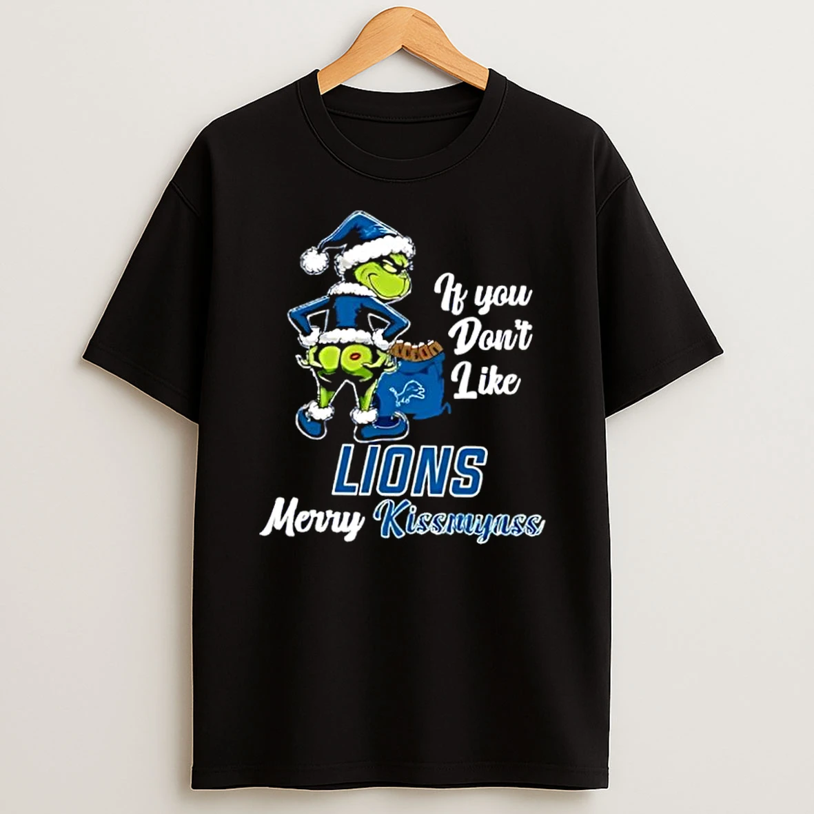 Vflippa Dalatshirt 20251209_172411 80_grinch Christmas If You Dont Like Detroit Lions Merry Kissmyass T Shirt