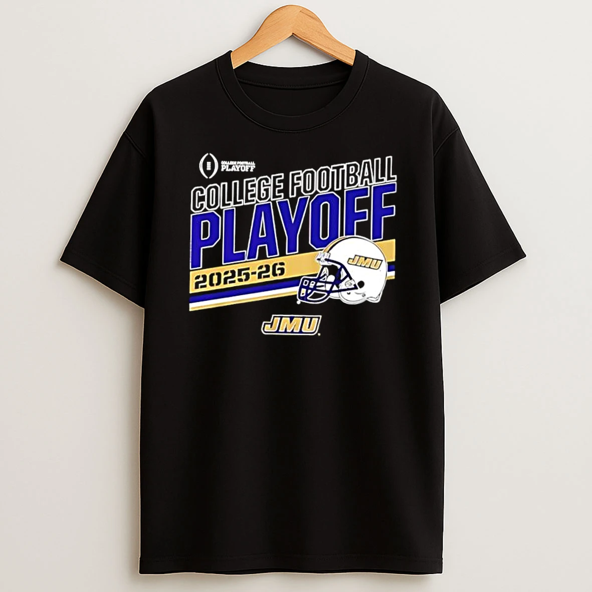 Vflippa Dalatshirt 20251209_172411 80_james Madison Dukes 2025 2026 College Football Playoff Stripe Helmet T Shirt