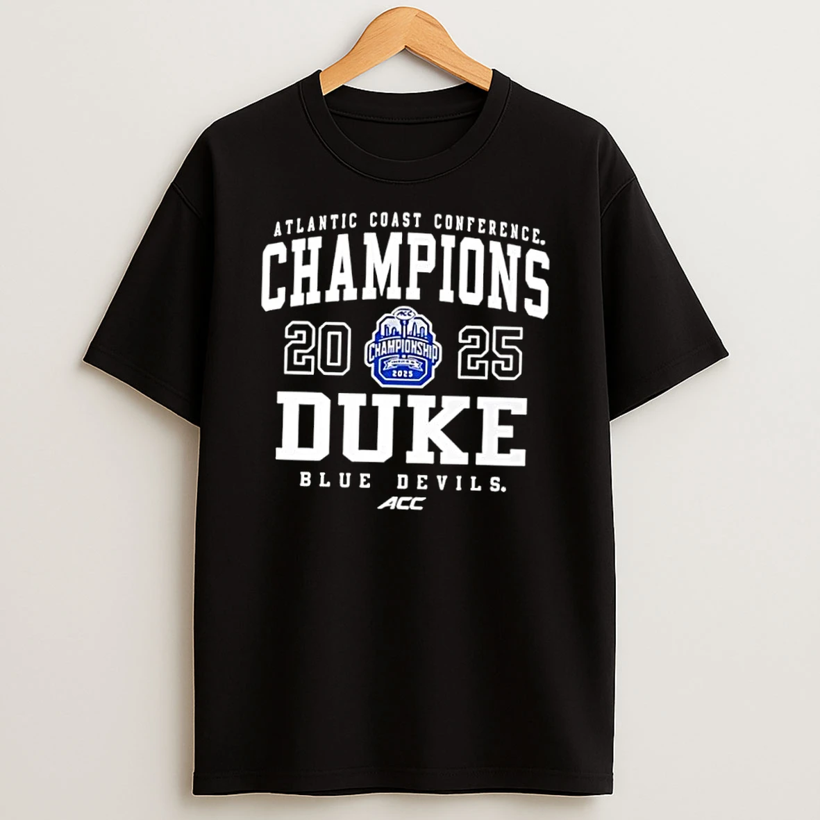 Vflippa Dalatshirt 20251209_172411 80_the Duke Blue Devils 2025 Acc Football Champions Logo T Shirt