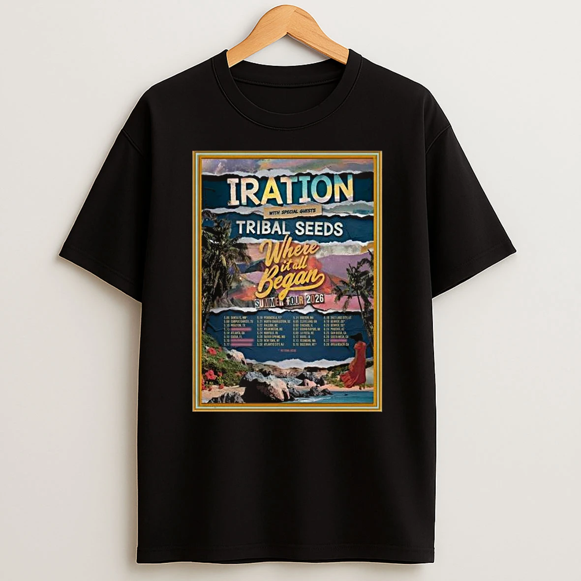 Vflippa Legendusashirt 20251217_115348 55_iration With Special Guests Tribal Seeds Where It All Gegan Summer Tour 2026 T Shirt