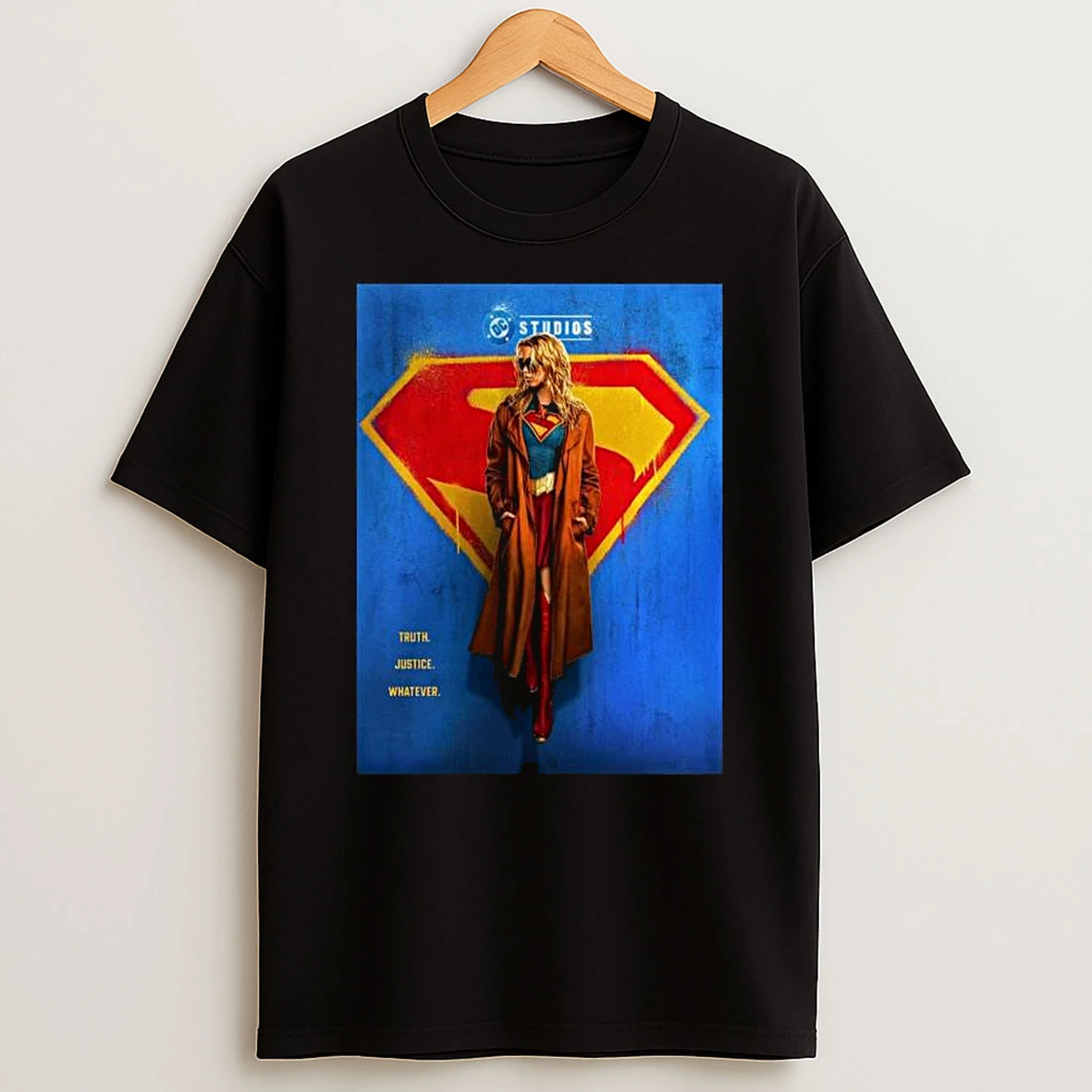 Vflippa Legendusashirt 20251217_115348 55_supergirl Dc Studios Movie Truth Justice Whatever In Theaters June 26 2026 T Shirt