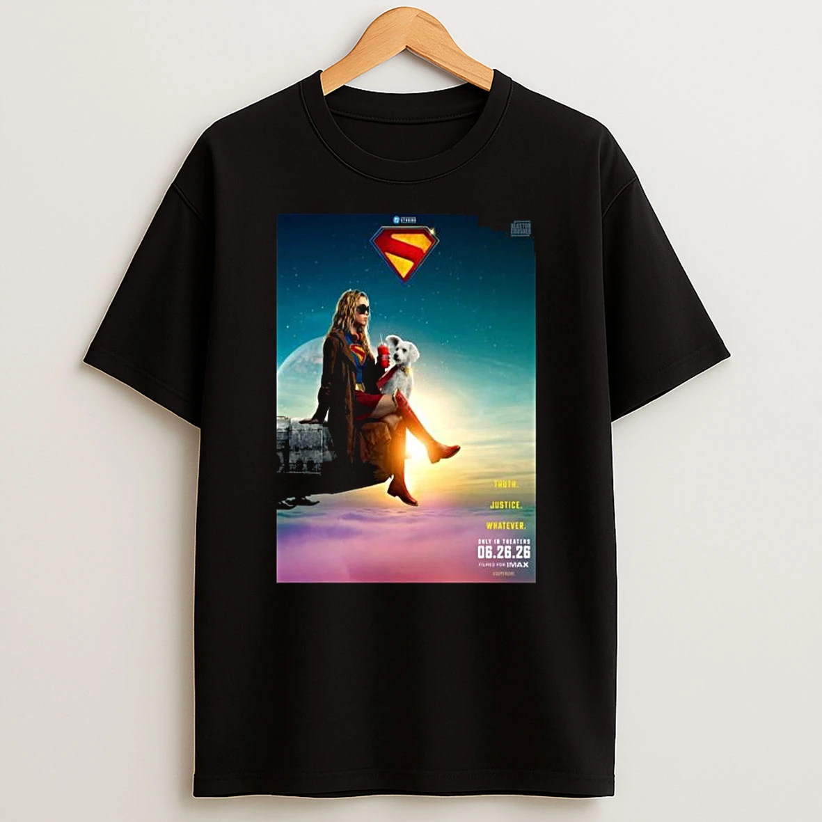 Vflippa Legendusashirt 20251217_115348 55_supergirl Movie Dc Studios Truth Justice Whatever On Theaters June 26 2026 T Shirt