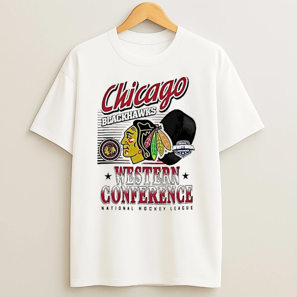 Vflippa Legendusashirt 20251217_162035 20_chicago Blackhawks Nhl Wastern Conference Logo And Ball T Shirt