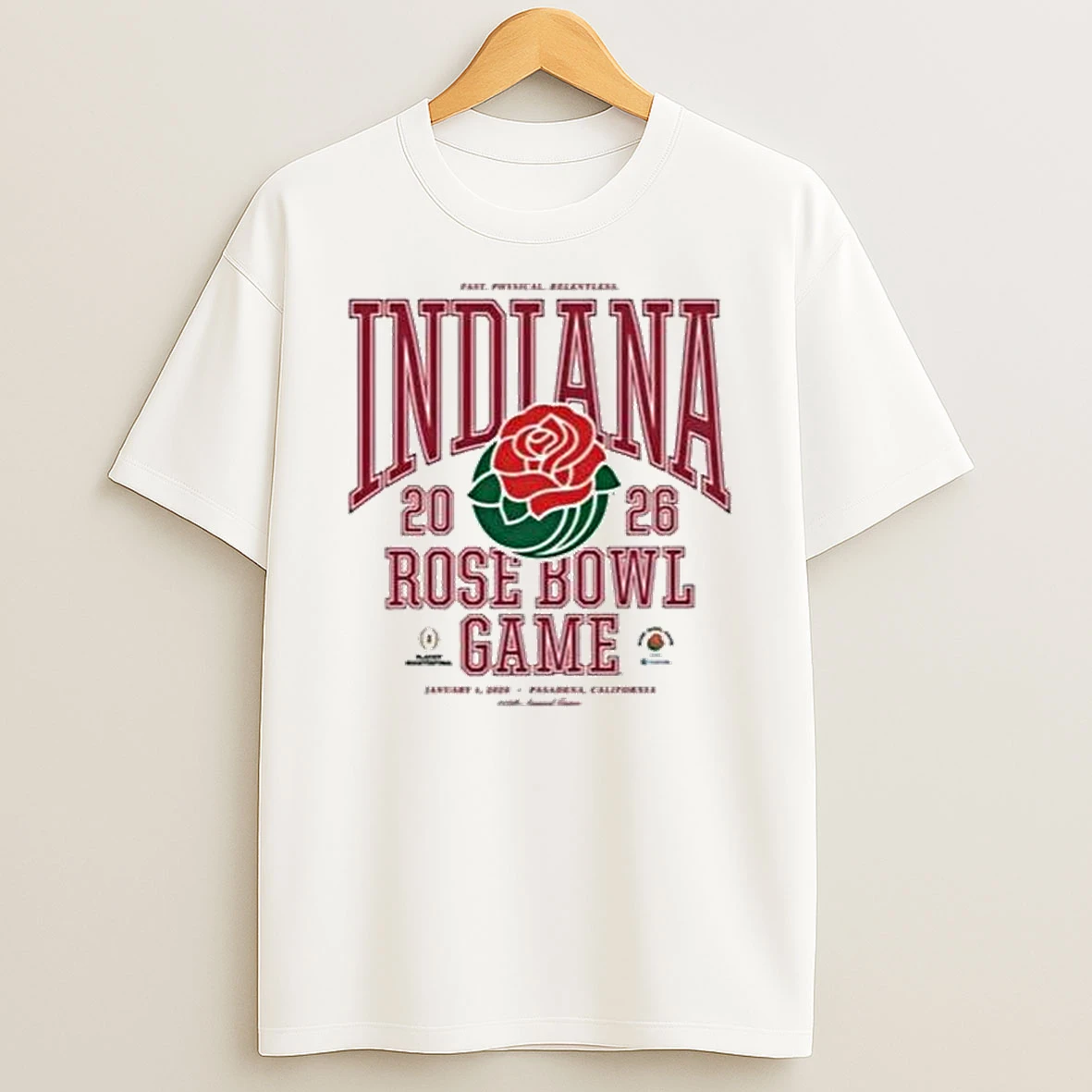 Vflippa Legendusashirt 20251217_162035 20_indiana Hoosiers Iu Fast Physical Relentless 2026 Rose Bowl Graphic T Shirt