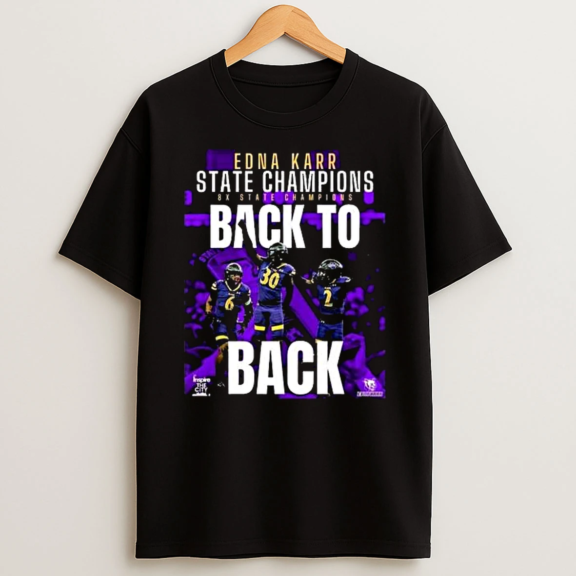 Vflippa Legendusashirt 20251217_165621 107_edna Karr Cougars Louisiana State Champions 8x State Champions Back To Back T Shirt